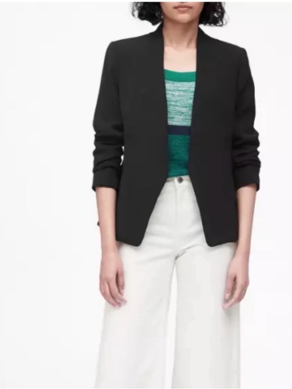 NWT Banana Republic Collarless Blazer